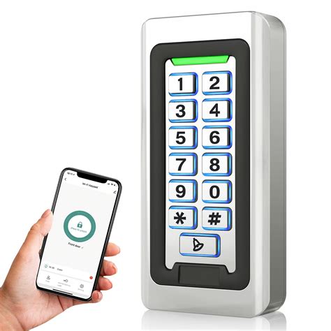 Wireless WiFi Access Control Keypad, Metal Stand 